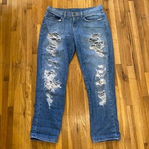 Carmar distressed lace LF boyfriend jeans size 29